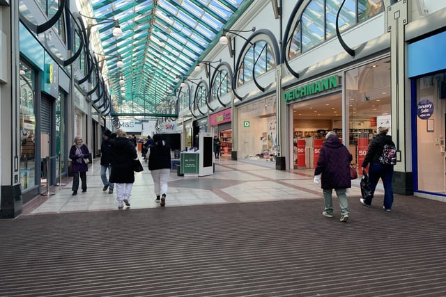 Priory Meadow Shopping Centre. Friday, January 20, 2023