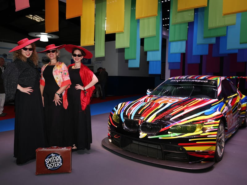 BMW Art Car Collection at the Goodwood Revival.