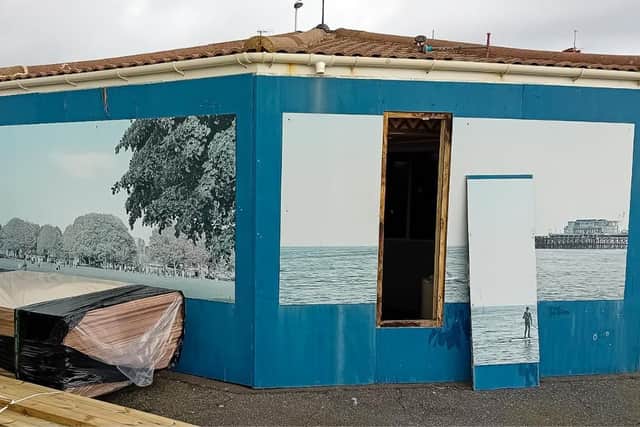 A new facility where Worthing’s independent commercial fishermen can ‘prepare and sell their fresh fish’, is set to be built in the place of an unutilised rotunda. Photo: Worthing Borough Council