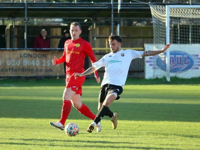 Pagham v Newhaven in the SCFL premier - it finished 0-0