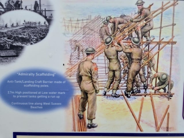 The story behind a West Sussex pillbox which is one of the best preserved nationally from the Second World War is told on a new information board on Ferring seafront