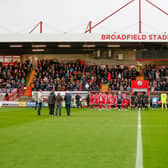 The scene at the Broadfield Stadium on Saturday | Picture: Grant Mansfield/Mansfield Media