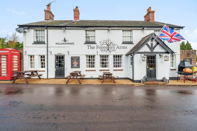 The Foresters Arms is in The Street, Fairwarp, near Uckfield