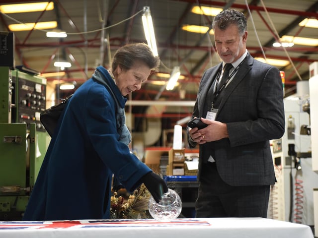 The Princess Royal visits Focus SB in St Leonards on November 22 2023.