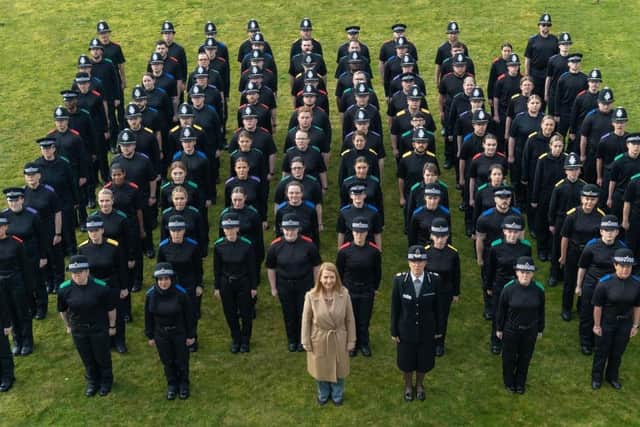 Sussex Police has recruited more than 107 new officers – the biggest intake in the force’s history.