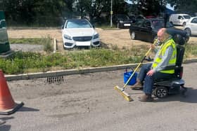 Sean Preston, managing director of Southdown Engineers, said a tanker, identified as operating as West Sussex Highways, had entered his premises. It then discharged foul-smelling muddy liquid, onto a private roadway and into a privately-owned surface water drainage system. (Photo contributed)