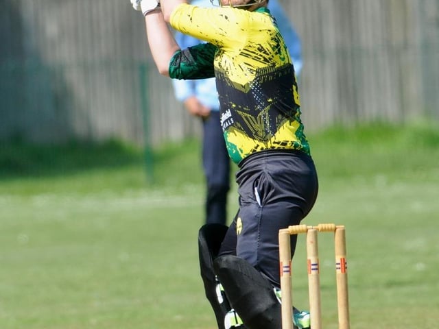 Action from the Sussex Cricket League Division 2 clash between Worthing v Burgess Hill. Picture by Stephen Goodger