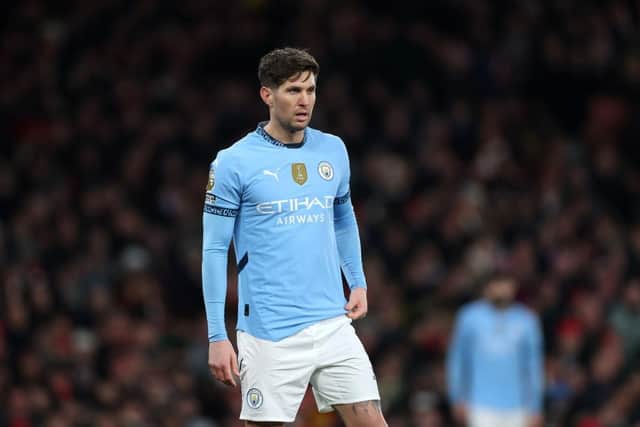 Brighton are reportedly interested in signing Manchester City defender John Stones. (Photo by Alex Pantling/Getty Images)