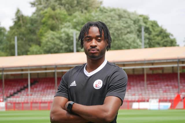 James Balagizi has signed Crawley on a season-long loan