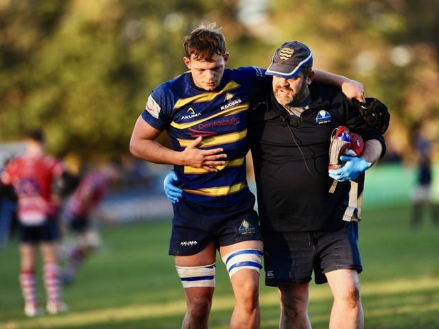 Action from Worthing Raiders v Tonbridge Juddians in National two east