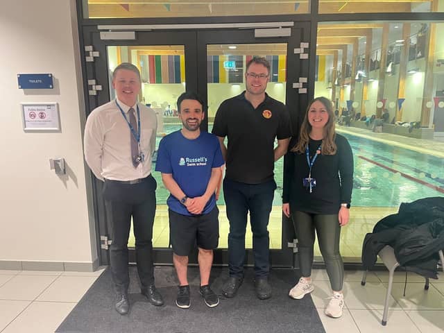 Thomas a Becket, Russell's Swim School & Drenched Mini Water Polo Partnership