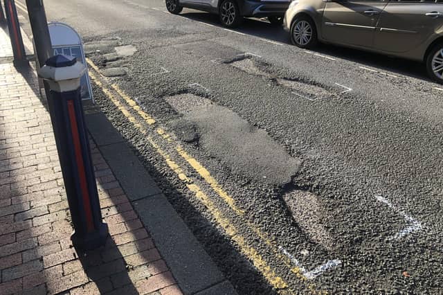 East Sussex will get nearly £2.4 million to treat potholes - Grove Road, Eastbourne