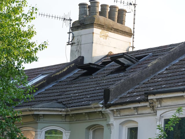 East Sussex Fire and Rescue Service said crews from East and West Sussex responded to a call about a residential fire on Sackville Road, Hove, on Tuesday evening, May 16