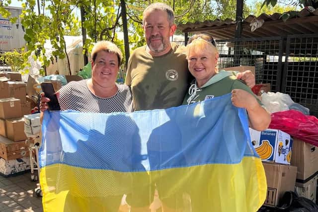 James said there is an 'unfolding humanitarian crisis' in Ukraine. Photo contributed