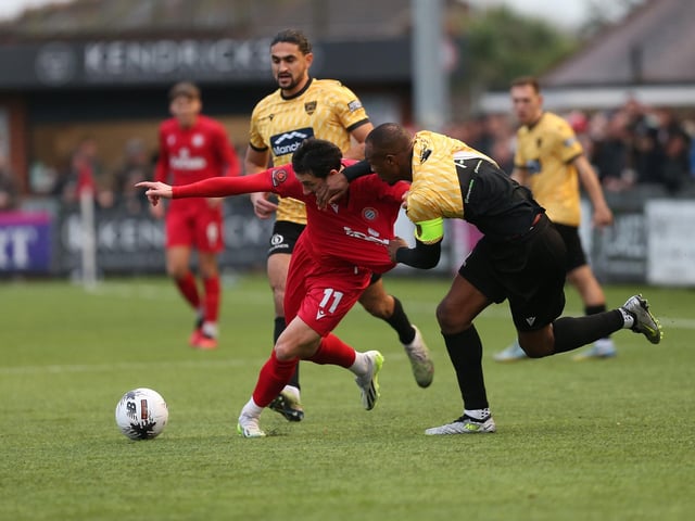 Worthing produced a brilliant display to beat Maidstone United 5-1 at Woodside Road. Photographer Mike Gunn was there to catch the action