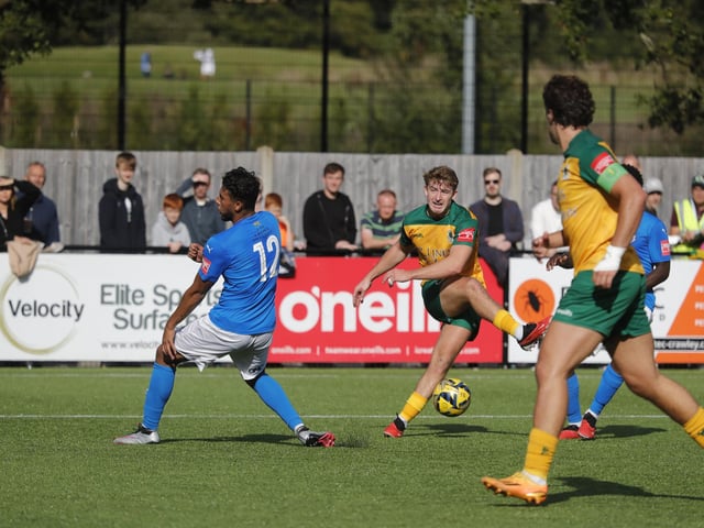 Action from Horsham's entertaining Isthmian Premier stalemate with Billericay Town