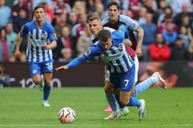 Brighton were not helped by VAR during a first half battering at Aston Villa