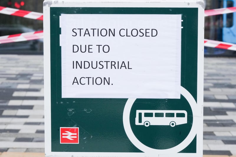 CRAWLEY STATION CLOSED DUE TO ASLEF STRIKE