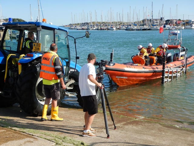 Littlehampton RNLI will feature in BBC2’s Saving Lives at Sea on Tuesday, September 15, at 8pm. Photo: RNLI/Anthony Fogg