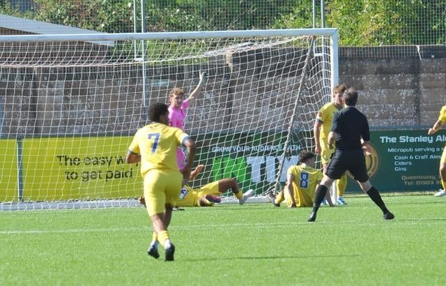 Lancing beat Newhaven 3-1 at Culver Road. Photographer Stephen Goodger caught the action