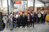 ERG (Air Pollution Control) Ltd received a King's Award for Enterprise from Lord-Lieutenant Lady Emma Barnard at the Slinfold headquarters on Monday, October 12