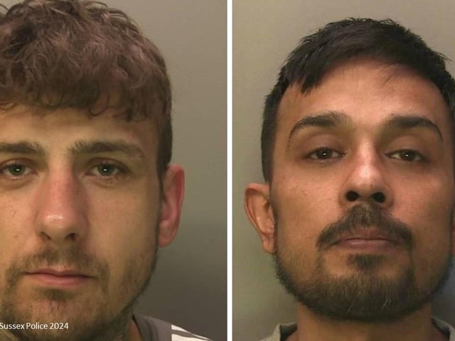 Two men have been convicted for being concerned in the supply of class A drugs in West Sussex.Officers from the Specialist Enforcement Unit (SEU) responded to a suspicious vehicle returning to the county from London.The vehicle was stopped at Houghton Hill by the SEU officers, assisted by response officers and officers from the Roads Policing Unit.The driver was Gary Bendall, and the passenger was Nazmul Miah.Phones linked to Bendall showed extensive drug dealing in the Chichester area.Meanwhile Miah handed over wraps of class A drugs worth £7,500 which he had concealed in his underwear.At Lewes Crown Court on February 16, both men were convicted and sentenced.The court was told how the SEU officers completed the vehicle stop on May 9 last year.Phone messages showed extensive drug dealing linked to both men.An investigation was completed by detectives from Chichester CID and both men were charged.Bendall, 37, of Meaden Way, Felpham, admitted being concerned in the supply of diamorphine (heroin) a class A drug, and being concerned in the supply of crack cocaine, also a class A drug.He was sentenced to three and a half years in prison.Miah, 43, of St James Square, Chichester, admitted possessing class A drugs with intent to supply, and possession of criminal property.He was sentenced to two years and eight months in prison.