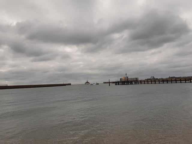 Amazing, stunning, emotional - the large crowd that stood on Kingston Beach to watch the world’s last seagoing paddle steamer make its inaugural visit to Shoreham was visibly moved by the sight of the Waverley making its way in and out of the harbour on Wednesday, September 13.