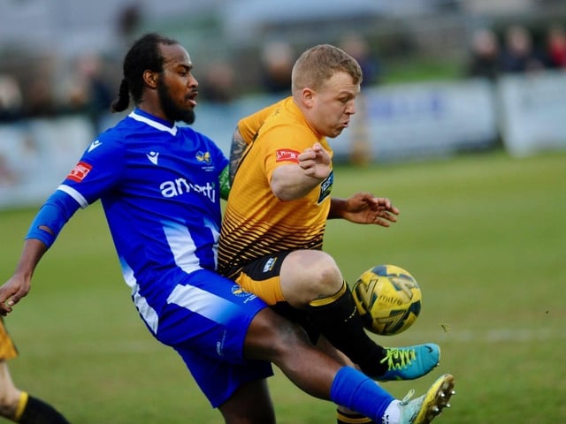Action from Littlehampton Town's 1-1 draw with East Grinstead Town in the Isthmian south east division at The Sportsfield