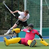 Fergal Eason-Butler in action for Horsham against Woking | Picture: Nick Evans