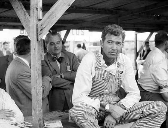 Carroll Shelby pictured at the Goodwood Motor Circuit in 1959. 