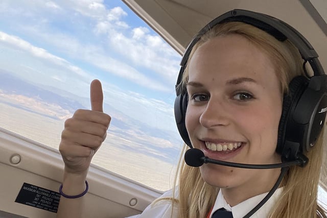 Former Burgess Hill Girls student Anna Morgan is now a pilot