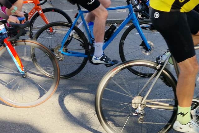 Roads will be closed for a London to Brighton Cycle Ride on Sunday, September 13. Photo: Lawrence Smith, Iconic Media Group
