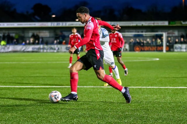 Action from Eastbourne Borough's 2-1 Boxing Day win at Havant and Waterlooville in National League South