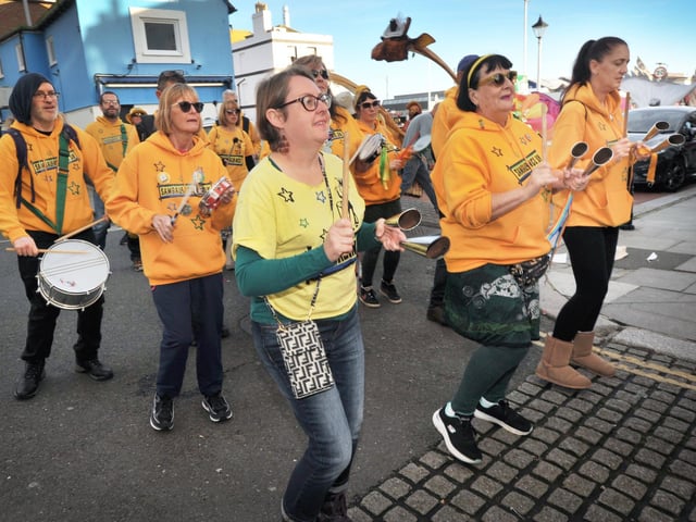 Hastings Storytelling Festival 2024 parade on October 27.