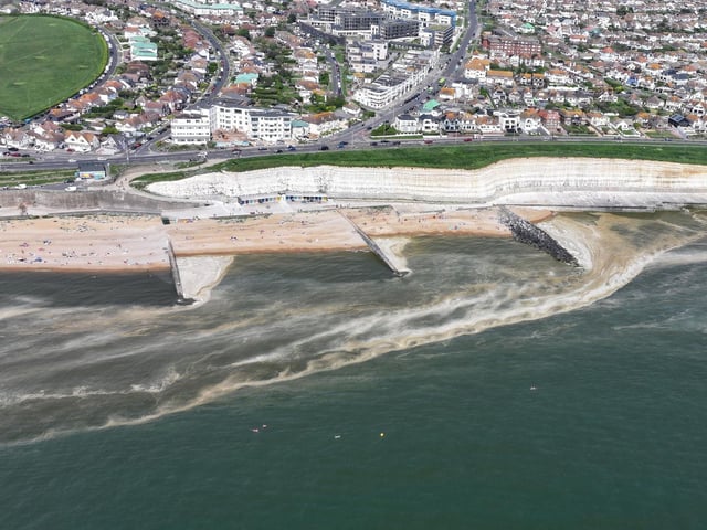 Possible algal bloom in East Sussex
