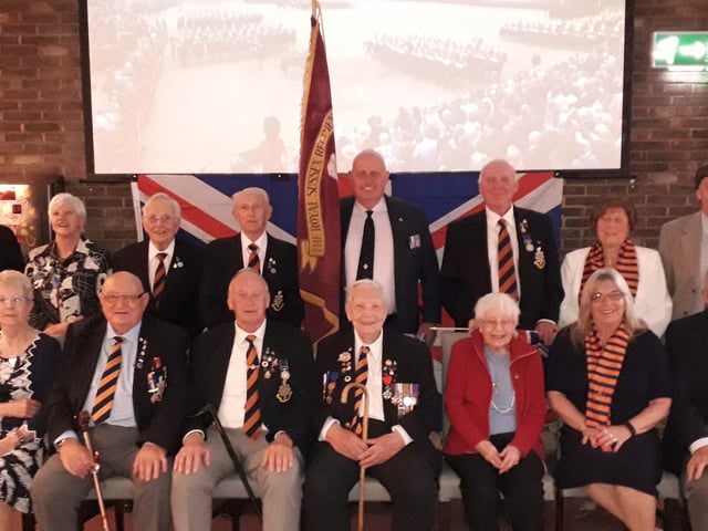 The Royal Sussex Regimental Association received a donation of £500 to celebrate the Jubilee from Mid Sussex District Council. They started their celebration on Thursday, June 2, at St Francis social club, Haywards Heath, by watching The Trooping of the Colour on TV. Afterwards the members went to the Oak Barn in Burgess Hill for a celebration lunch.