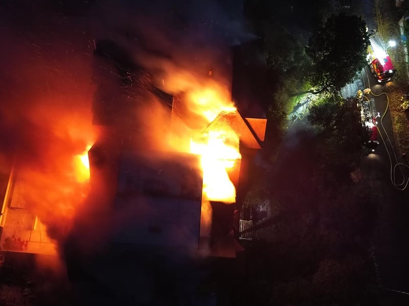 Emergency services called to tackle blaze at former Eastbourne school