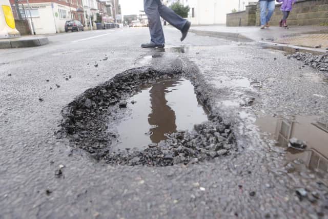 Tthe number of defects on the county's roads soared following the wet winter. File picture: Eddie Mitchell