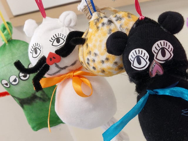 Halloween Craft Sessions were available to sixty children at the Creative Community Hub in Church Walk on Wednesday 28th October. HR26102801 Pic Hollie Robards/Iconic Media Group