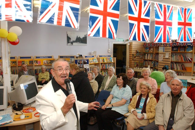 A 2005 singalong at Boldon Lane Library to mark the VE Day anniversary. Recognise anyone?