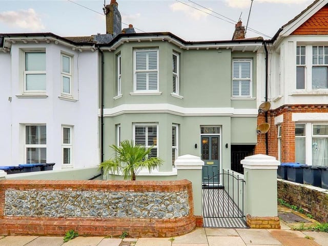 This stunning period home in Worthing town centre has just come on the market with Bacon and Company at a guide price of £650,000
