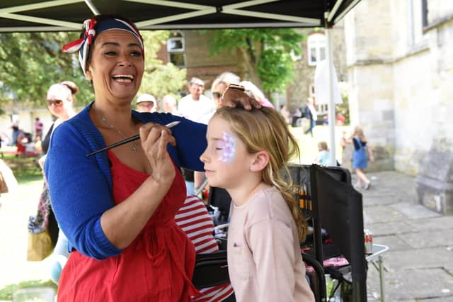 Jubilee Picnic celebrations on the Cathedral Green. Picture: Liz Pearce 03/06/2022