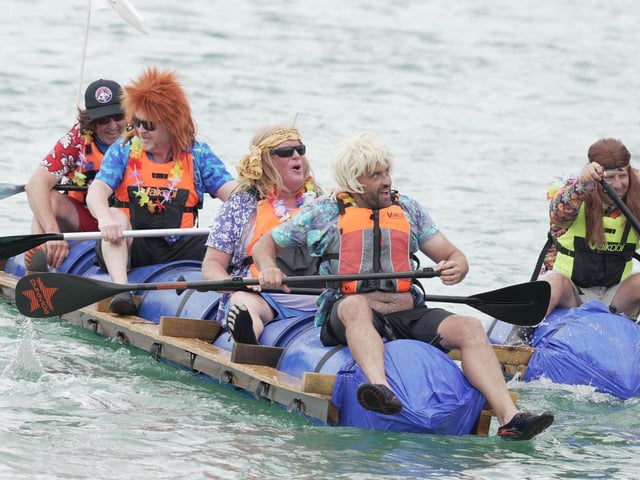 Shoreham came together for a fun event on the water at the popular charity Raft Race on Saturday (July 26).