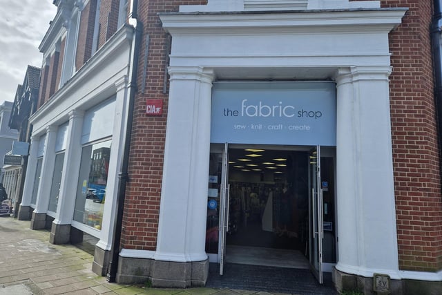 The Fabric Shop has been established for 30 years and as well as the fabrics, it has the most comprehensive range of knitting yarns, crafts and haberdashery