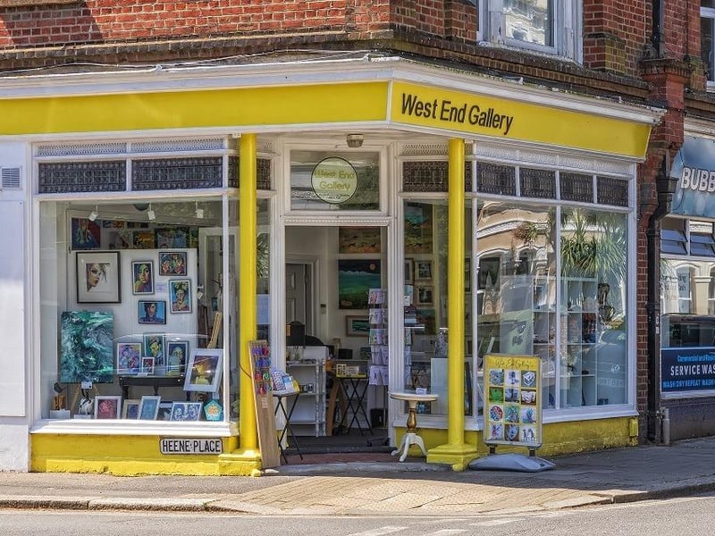 Inside some of Worthing's wonderful array of galleries and shops – each of which supports local artists and makers