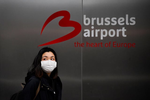 Brussels Airport saw 72 per cent of flights delayed, and 2.5 per cent cancelled. Picture by JOHN THYS/AFP via Getty Images