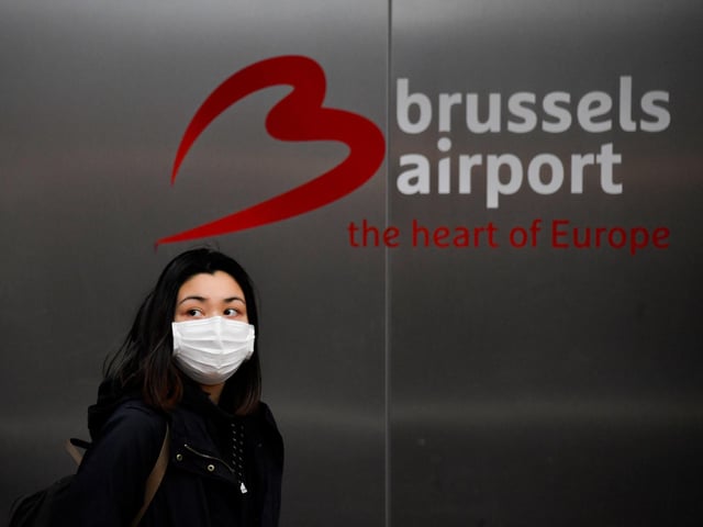 Brussels Airport saw 72 per cent of flights delayed, and 2.5 per cent cancelled. Picture by JOHN THYS/AFP via Getty Images