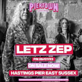 Led Zeppelin tribute band Letz Zep are set to play Hastings Pier