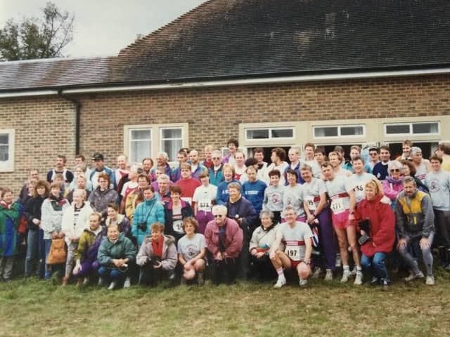 A 1993 get-together for Horsham Joggers and TG Lage (their  twin club from Germany) | Picture supplied by Horsham Joggers