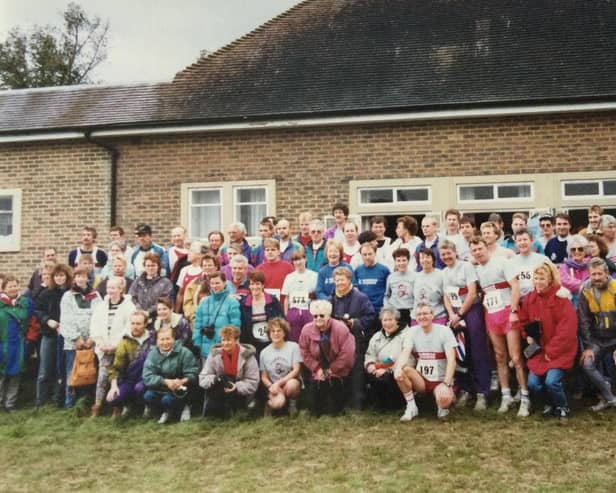 A 1993 get-together for Horsham Joggers and TG Lage (their  twin club from Germany) | Picture supplied by Horsham Joggers
